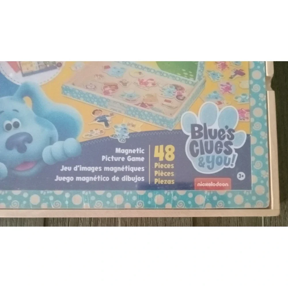 Melissa & Doug Blue's Clues & You! Wooden Magnetic Picture Game (48 Pieces) NEW
